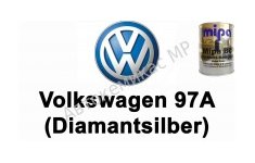 Готовая автомобильная краска Volkswagen 97A (Diamantsilber)