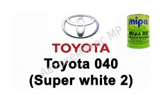 Готовая автомобильная краска Mipa AC Toyota 040 (Super white 2)