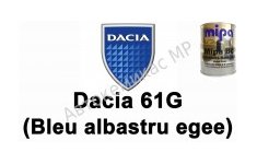 Готовая автомобильная краска Dacia 61G (Bleu albastru egee)