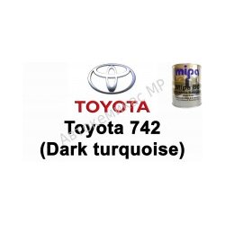Готовая автомобильная краска Toyota 742 (Dark turquoise)